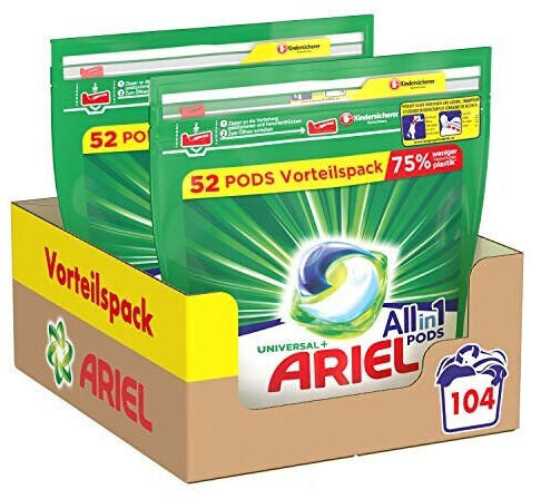 Ariel Vollwaschmittel 3in1 Pods Regulär 104 WL