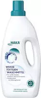 HAKA Waschmittel Wei&szlig;e Textilien, Knitterschutz, fl&uuml;ssig, Konzentrat, 1 Liter,
