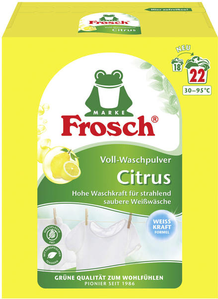 Frosch Citrus Voll-Waschpulver (1,45 kg)
