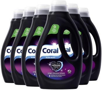 Coral Black Velvet Color Shine Intensives Schwarz Colorwaschmittel (6x20 WL)