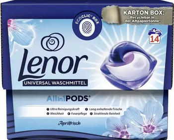 Lenor All-in-1 Pods Waschmittel Aprilfrisch im Karton (14 WL)