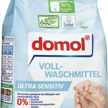Domol Vollwaschmittel Ultra Sensitiv Pulver 18 WL