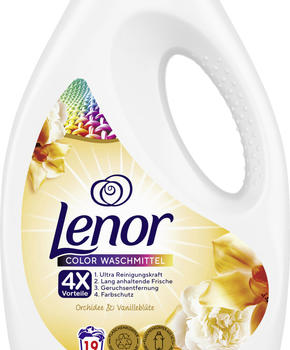 Lenor Colorwaschmittel Flüssig Orchidee & Vanilleblüte 19WL