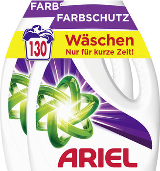 Ariel Colorwaschmittel Flüssig 2x3.25L 130WL