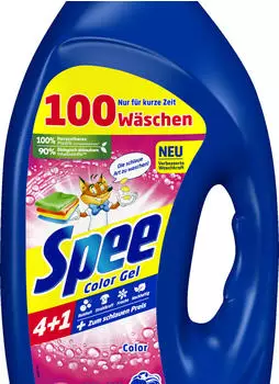 Spee Aktiv Gel Color 4+1 Fl&uuml;ssigwaschmittel 100 WL