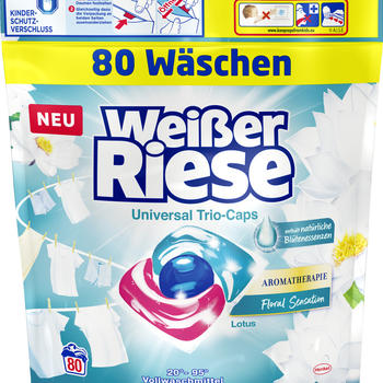 Weißer Riese Universal Vollwaschmittel Trio-Caps 80 WL