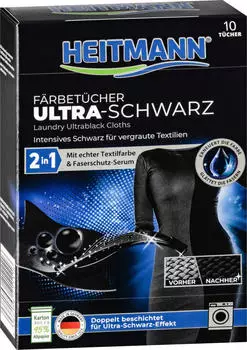 Heitmann F&auml;rbet&uuml;cher Ultra Schwarz 2in1 (10 St)