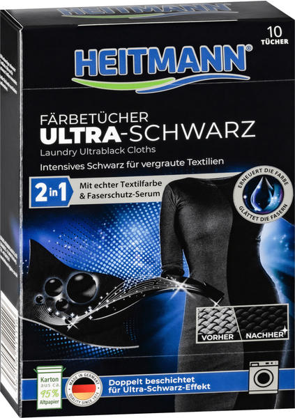 Heitmann Färbetücher Ultra Schwarz 2in1 (10 St)