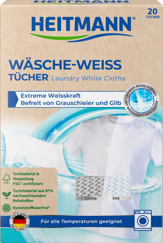 Heitmann Wäsche Weiß-Tücher (20 St)