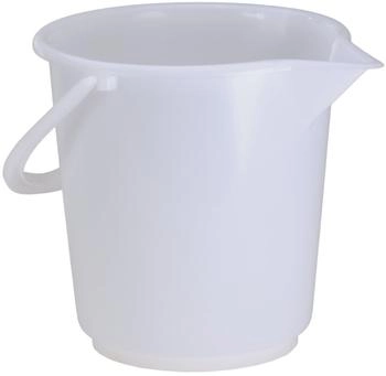 Hünersdorff Industrieeimer 17 L rund HD-Polyethylen natur mit Kunststoffbügel (942100)