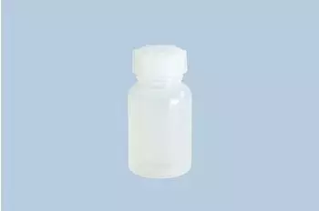 H&uuml;nersdorff Weithalsflasche 100 ml mit Schraubverschluss LD-PE transparent rund (420200)