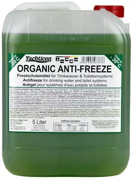 Yachticon Anti-Freeze Frostschutzmittel für Trinkwasser- und Toilettensysteme 5 Liter