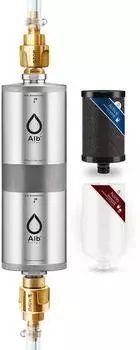Alb Filter Alb Filter FUSION Active + Nano Trinkwasserfilter, Camping-Set Travel, edelstahl natur