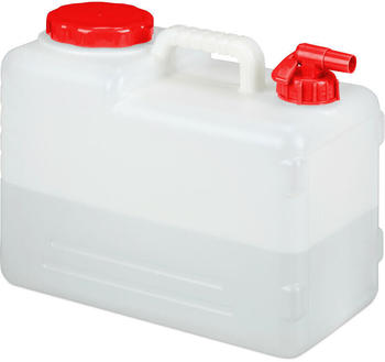 Relaxdays Wasserkanister mit Hahn 15L