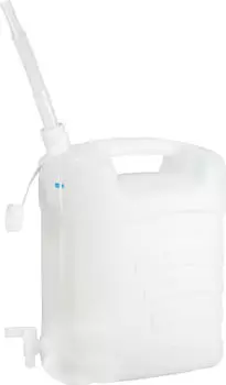 Pressol Wasserkanister mit Auslaufhahn 15L wei&szlig;