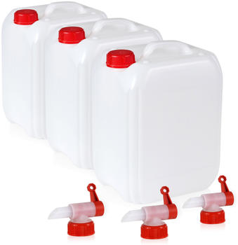 Höfer Chemie Kunststoff Kanister Set DIN 45 3x10L