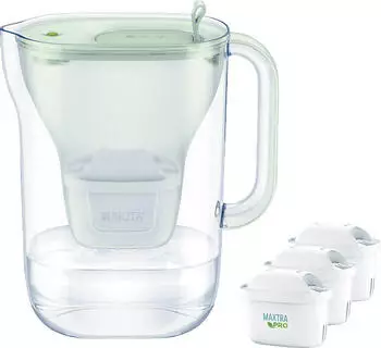 BRITA Style eco + 3 MAXTRA PRO All-in-1 hellgr&uuml;n