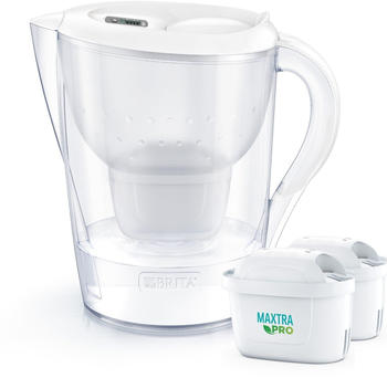 BRITA Marella XL 3,5 l wei&szlig; + 2x Filter Maxtra 136208 (1054937)