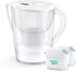 XL 3,5 l weiß + 2x Filter Maxtra 136208 (1054937): BRITA fill&enjoy Marella 3,5 l