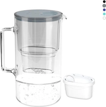 Wessper Wasserfilterkanne 2,5l Grau (WES201-GR-S)
