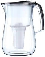 Aquaphor Provence Filterkanne 4,2 L + 1 Filterkartusche, Schwarz