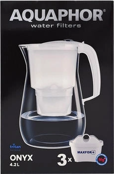 Aquaphor Onyx 4,2l bialy+3 wklady magnezowe Aquaphor Onyx 4,2l bialy+3 wklady magnezowe