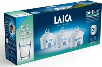Laica 76669 Packung mit 3 BI-FLUX Wasserfilter mit CAL, bunt