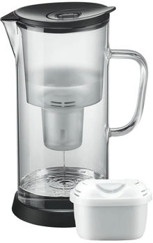 Silberthal Wasserfilter Glas Karaffe 2,7 Liter