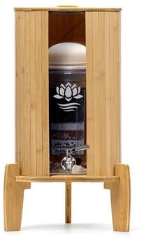 Lotus KENDRA Wasserfilter 9L | Glas | Bambus - Ohne