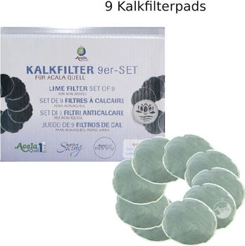 AcalaQuell 9er Set Kalkfilterpads für Kannen Wasserfilter Swing, Sunny, Wassetto, One
