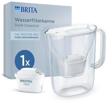 BRITA Wasserfilter Kanne Style Essential 2,4l inkl 1x MAXTRA PRO