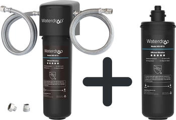 Waterdrop 10UA Untertisch Wasserfiltersystem mit WD-RF10, 30.000 Liter Hohe Kapazität Wasserfilter Trinkwasser, NSF/ANSI 42