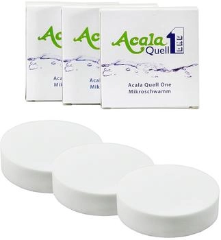 AcalaQuell 3er Set Mikroschwamm für Kannen Wasserfilter Swing, Sunny, Wassetto, One