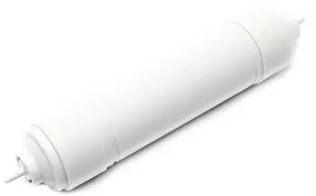 NATUREWATER QF-UDF Aktivkohlegranulat Filter 10 Zoll Durchmesser 64 mm 5 µ Ersatz Wasserfilter zur Schnellmontage, Ersatz Filterkartusche, Hauswasserfilter