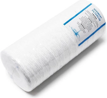 NATUREWATER PPW-10A 5 µ Baumwollfilter Einsatz Kartusche 254 mm (10 Zoll), Wasserfilter Kartusche, Filterpatrone für Trinkwasser Umkehrosmoseanlage