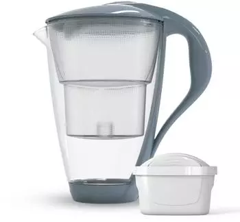 Dafi Dafi Led Unimax Caraffa filtrante in vetro, acciaio 1 pz