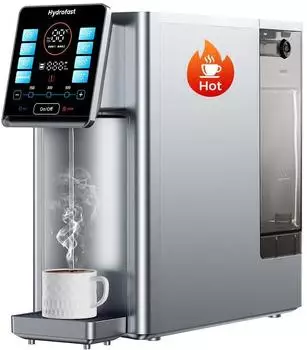 Hydrofast Osmoseanlage W100 6‑fach Umkehrosmose Filterung UV Silber