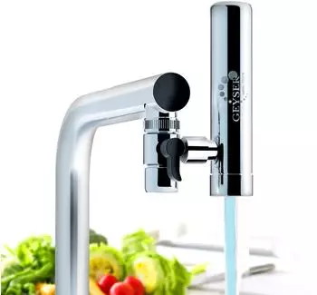 GEYSER Wasserhahnfilter EURO Wasserfilter 3000 l Kapazit&auml;t inkl. Aragon Kartusche