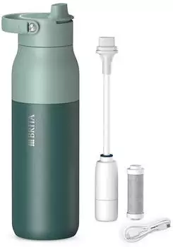 BRITA LARQ Filter-Trinkflasche 1L grün