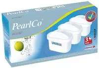 PearlCo unimax+ Wasserfilter-Kartuschen, kompatibel mit Brita Maxtra+, Maxtra Style