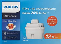 Philips Wasserfilter "Micro X-Clean" 12 Stk. tlg. 12er Set Kalk- und Wasserfilter