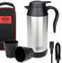 Heyner Wasserkocher Reisewasserkocher elektrisch Zigarettenanzünder + Tasche + 2 Becher 750 ml 12V