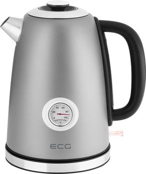 ECG ECG RK 1700 Magnifica Antracito | Wasserkocher | Volumen 1,7 Liter | Filter für Wassersteinreste | 2200 W |