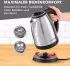 GOURMETmaxx Edelstahl-Wasserkocher 1,8l (13704)
