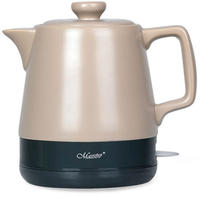 Maestro MR-071 Elektrischer Keramik-Wasserkocher, 1 l, Beige, 1000 W