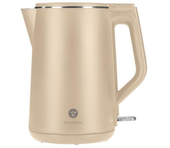 KOCHWERK Wasserkocher Cool-Touch 1,5l 2200W beige sand