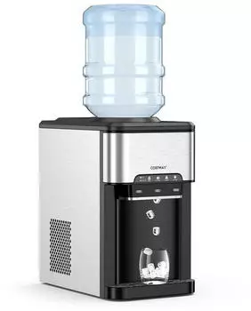 Costway 3-in-1-Wasserspender mit Eiswürfelmaschine ES10127DE-SL