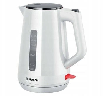 Bosch kabelloser elektrischer Wasserkocher TWK1M121 1.7L 2400W Weiß