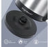 Aigostar Milo - 1,7 L Wasserkocher Edelstahl , Schwarz
