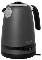 Adler AD 1295 Wasserkocher 1,7L mit LCD Display Temperaturregelung grau (AD...